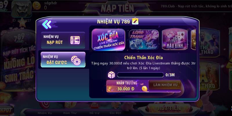 Khuyến Mãi Cho Game Xóc Đĩa